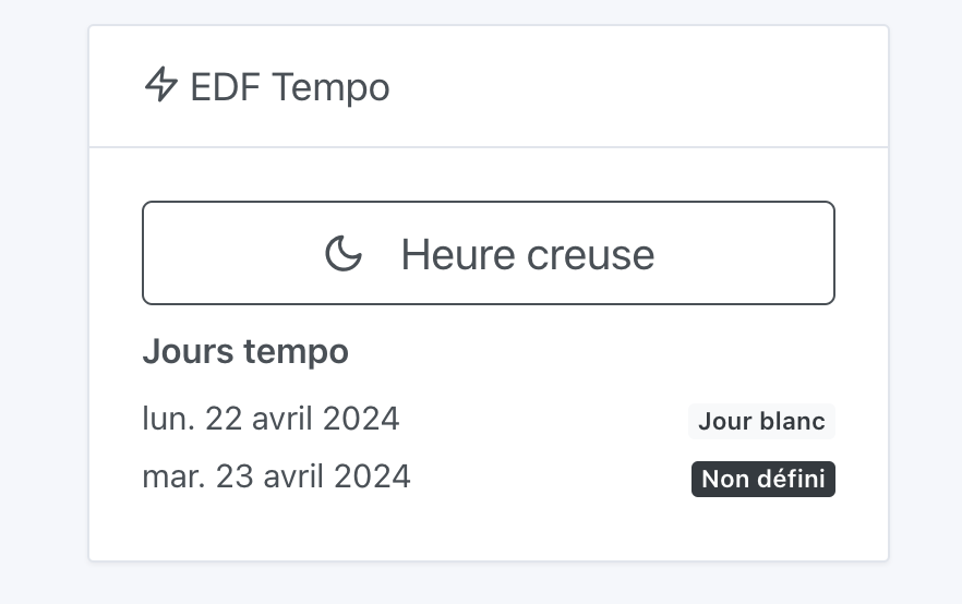 Heure creuse